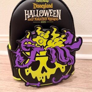 Loungefly Black and Yellow Halloween Backpack